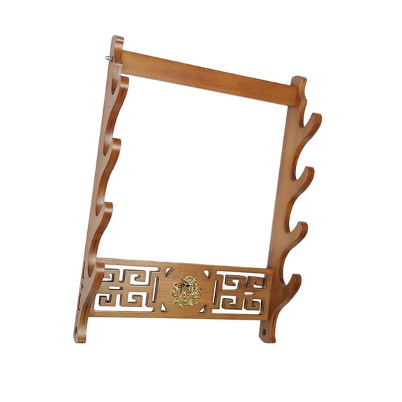 yotijay Samurai Stand Wall Mounted Samurai Display Hanger for Desk Katanas Layer