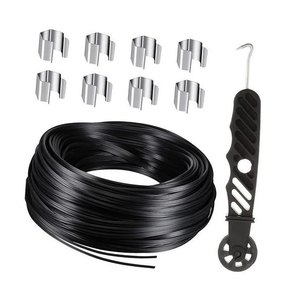 yotijay Screen Repair Kit Window Screen Supplies 15M Length 8 Clips Window Screen