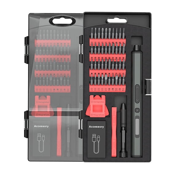 yotijay Screwdriver Set Compact Computers Camera Small Screwdriver Set Red