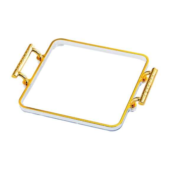 yotijay Serving Tray Decorative Tray Multipurpose Jewelry Platter Pallet Pastry Tray for 22cmx18.5cmx3.5cm