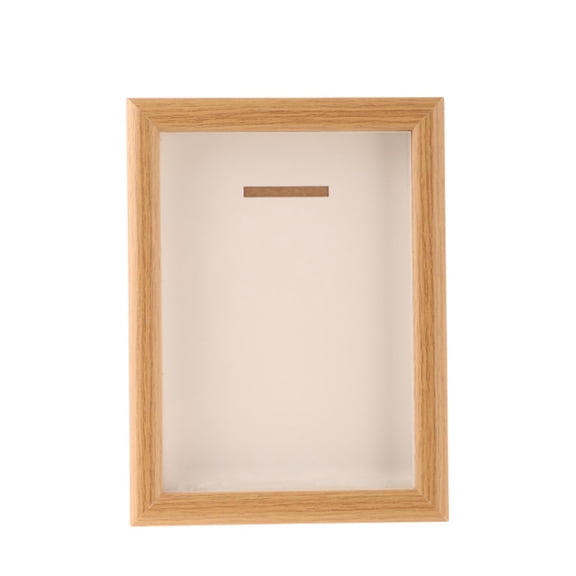 yotijay Shadow Box Frame Collectible Wood for Insignia Pins Gymnastics Wood Color 7inch