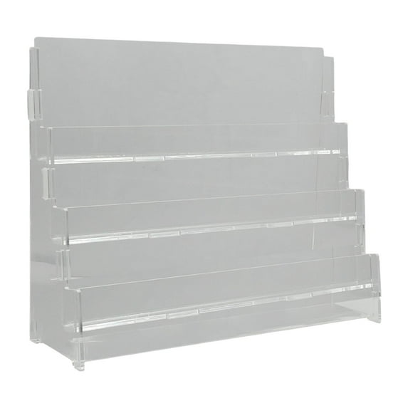 yotijay Shelf Holder Shop Dorm Retail Table 3 Tier Acrylic Display Stand Clear