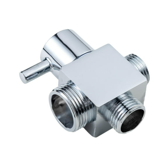 yotijay Shower Diverter Shower Arm Diverter Valve Easy to Install Replacement T Adapter