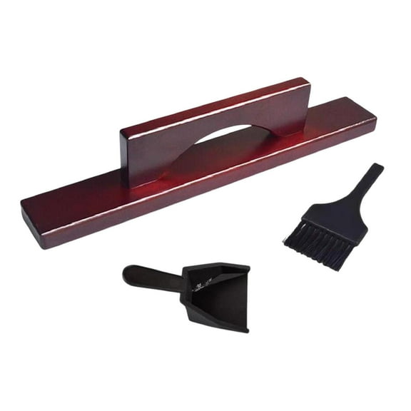 yotijay Shuffleboard Brush Easily to Clean Shuffleboard Accessories Shuffleboard Sweep Dark Red