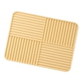 thumbnail image 1 of yotijay Silicone Dish Mat Cutting Board Anti Slip Pad for Tableware Pots Dorm Yellow, 1 of 9