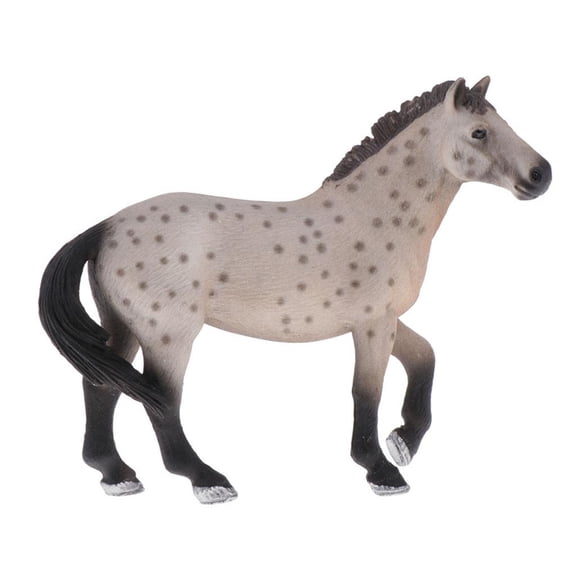 yotijay Simulation Animal Model Horse LifeLike for Home Garden Miniature Props Style4