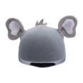 thumbnail image 1 of yotijay Ski Helmet Cover Accessories Funny Lovely Winter Sports Snowboarding Warm Birthday Gift Versatile Practical Helmet Decoration Gray, 1 of 8