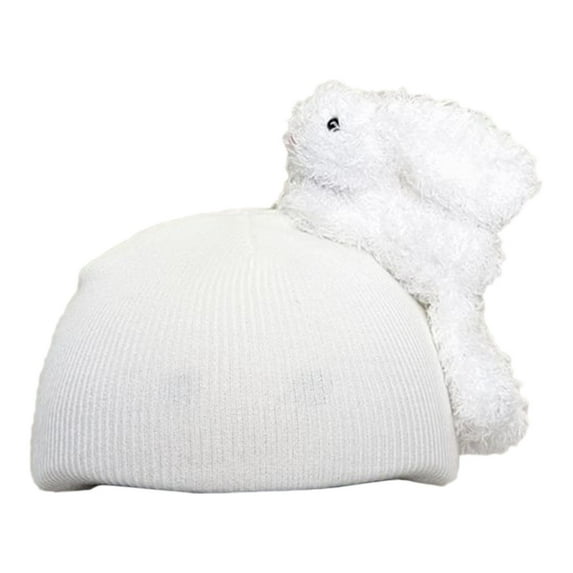 yotijay Ski Helmet Cover Funny Snow Helmet Covering for Women Men Kids Adults Skiing White