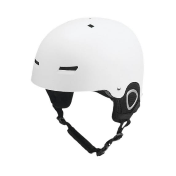 yotijay Ski Helmet Skateboard Helmet Adjustable Lightweight Skiing Accessories Men Women White L