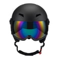 thumbnail image 1 of yotijay Snow Helmet Shockproof Impact Resistance Ski Helmet Breathable Skateboard Black S, 1 of 9