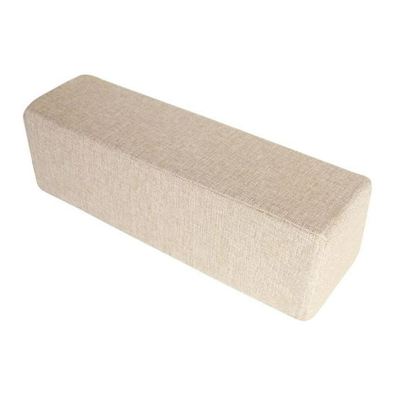 yotijay Sofa Arm Rest Pillow Creative Waist Backrest Cushion for Reading Bed Sitting Beige