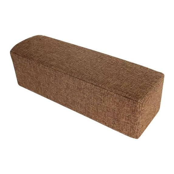 yotijay Sofa Arm Rest Pillow Creative Waist Backrest Cushion for Reading Bed Sitting Brown