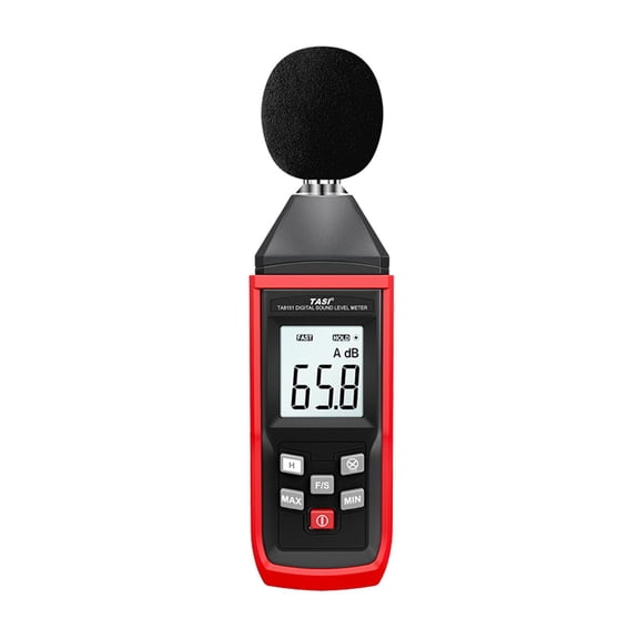 yotijay Sound Level Meter LCD Digital Audio Decibel Meter Noise Level Meter Sound Monitor 30~130dB Backlit LCD Display