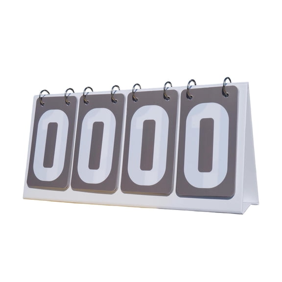 yotijay Sports Display Table, Points Meter, Competition Indicator Table, Compact 4-digit Gray
