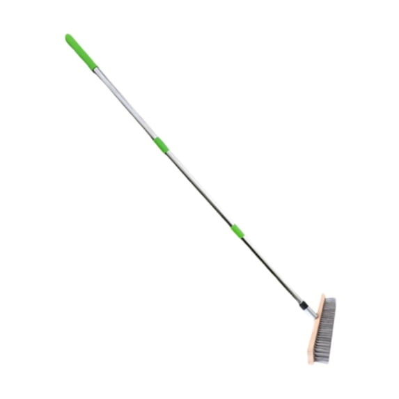 yotijay Stainless Steel Wire Floor Brush Concrete Floor Outdoor Cement Cleaning Tool 30 cm Brush Head