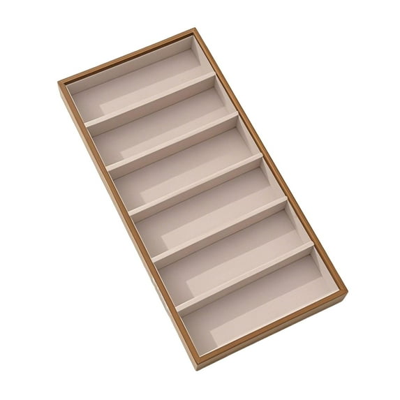 yotijay Sunglasses Organizer Tray Portable Eyeglasses Holder for Home Drawer Desktop A