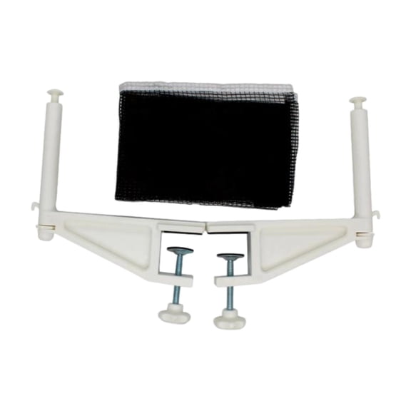 yotijay Table Tennis Net Post Set Ping Pong Clamp Net Quick Setup Professional Equipment White