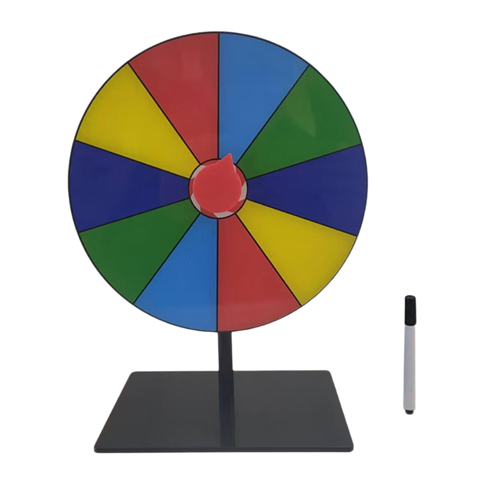 yotijay Tabletop Prize Turntable Set Fortune Wheel for Supermarkets ...