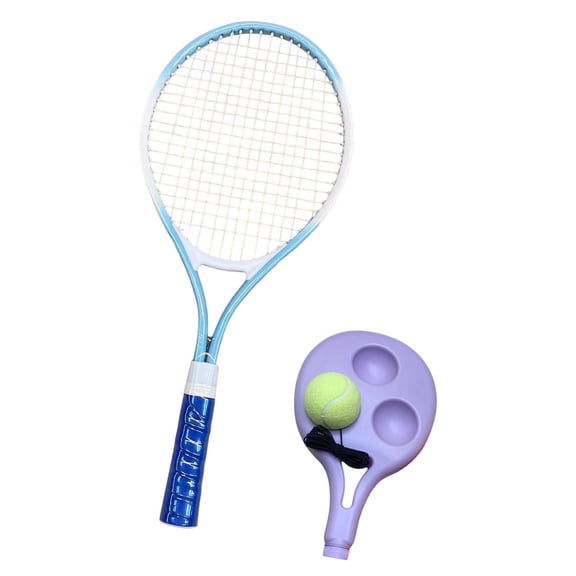 yotijay Tennis Trainer Rebound Ball Lightweight Exercise for Kids Teens Tennis Racket 21 Blue