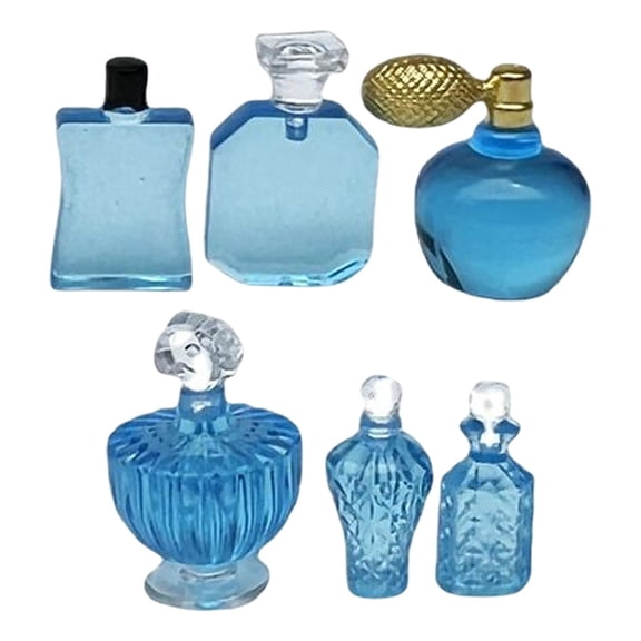 yotijay Toys Brands Miniatures Tiny Fashion Sets 6pcs Blue