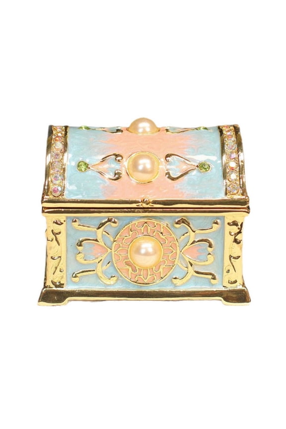Treasure Chest Jewelry Box Cute Jewelry Organizer for Pendant Bracelet Rings