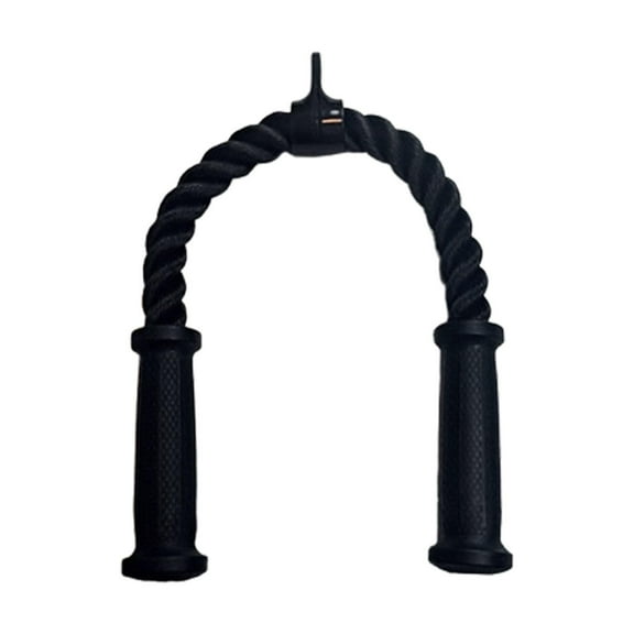 yotijay Triceps Rope Cable Machine Attachment for Biceps Shoulder Gym System Black