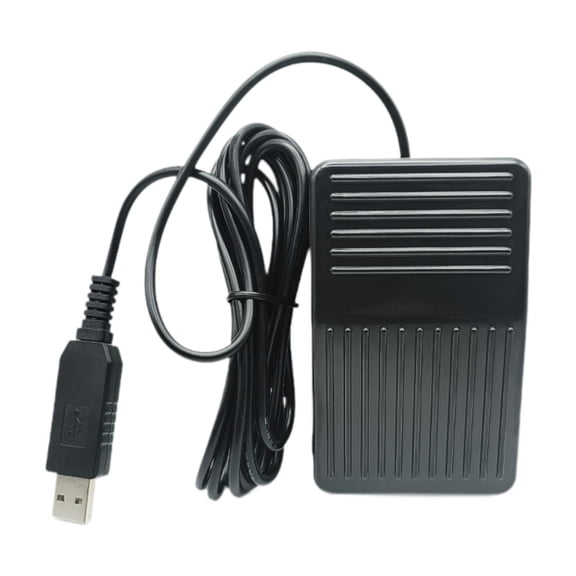 yotijay USB Foot Pedal Gaming Foot Pedal Work AntiSlip with 2M Cable Footswitch Gaming