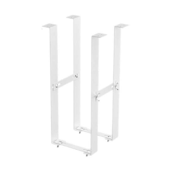 yotijay Under Desk Computer Mount Bracket Convenient 7.48-9.84" Adjustable Width White