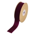 thumbnail image 1 of yotijay Velvet Ribbon Decorative Ribbon DIY Multipurpose Flocking Ribbons with Spool for Red, 1 of 9