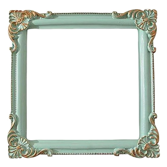 yotijay Vintage Photo Frame Decorative Attractive Antique Picture Frame for Office Light Green