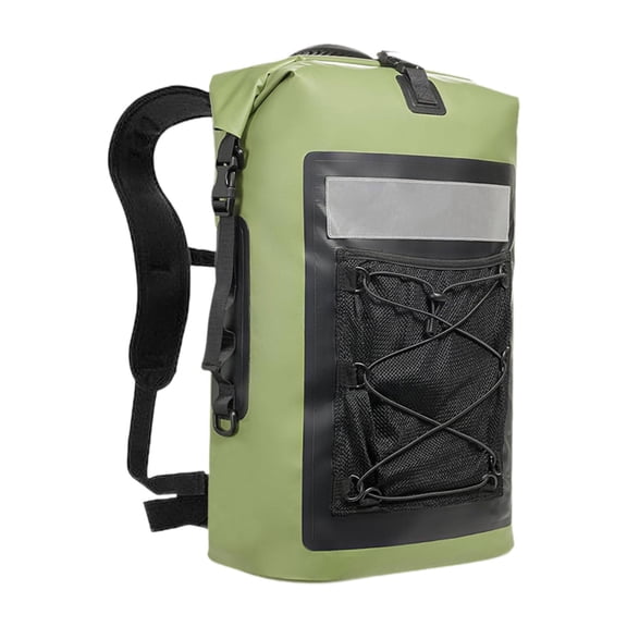 yotijay Waterproof Dry Bag Backpack 35L Backpack for Outdoors Boating Beach Green