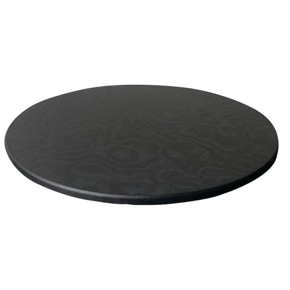 yotijay Waterproof Non-slip Tablecloth Table Cover Cloth 48" Round Black Dining Room 120cm Max