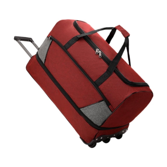 yotijay Wheeled Rolling Duffle Bags Space Saving Luggage Bag for Picnic Outdoor Women L
