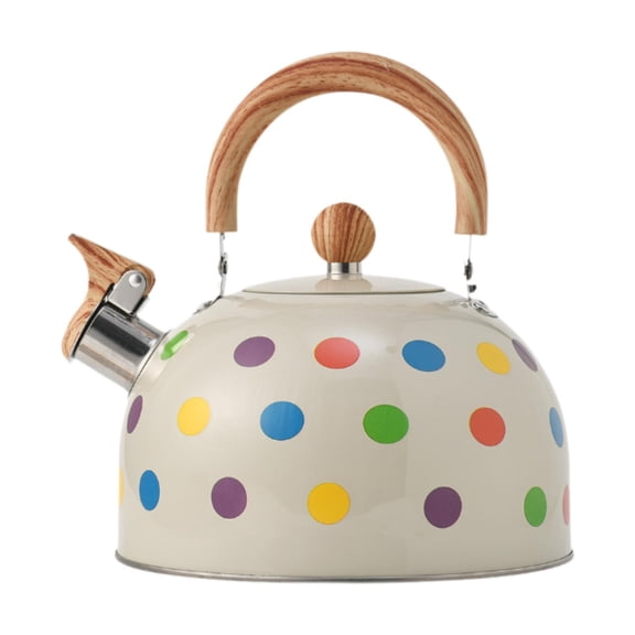 yotijay Whistling Kettle Coffee Tea Kettle Household Multifunctional Portable 2.5L Large