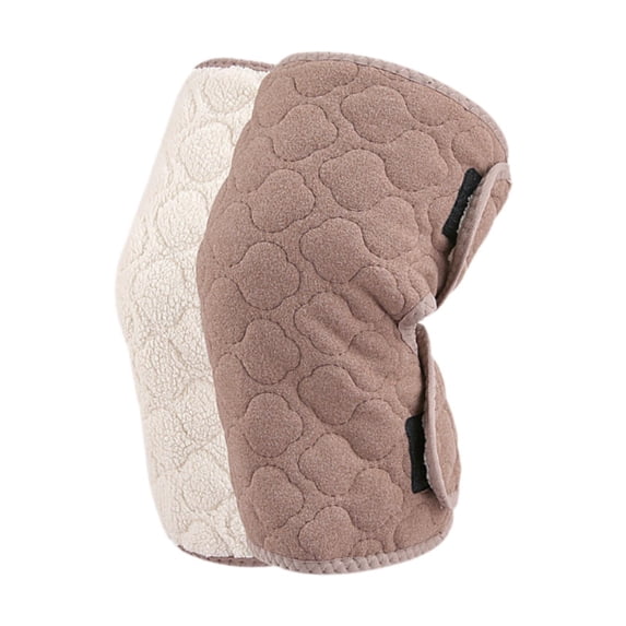 yotijay Winter Knee Warmers Knee Protector Comfortable Leg Warmer for Running Ski Sports Brown no