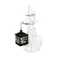thumbnail image 1 of yotijay Witch with Lantern Statue Witch Figurine Halloween Decor Desktop Resin Sculpture White, 1 of 9