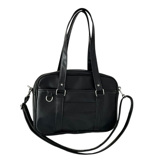 yotijay Women Leather Shoulder Bag Casual Large Capacity Hobo Handbag for Commuting Work White