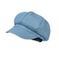 thumbnail image 1 of yotijay Women Newsboy Cap Casual Fashion Comfortable Denim for ing Hiking Blue, 1 of 9