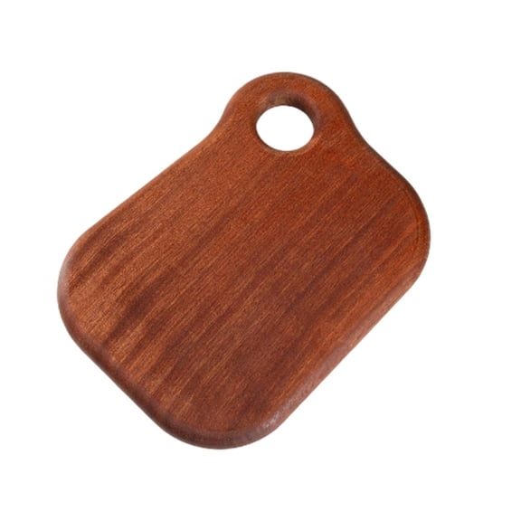 yotijay Wood Cutting Board Food Serving Tray Portable Multipurpose Chopping Board Cheese Ebony S