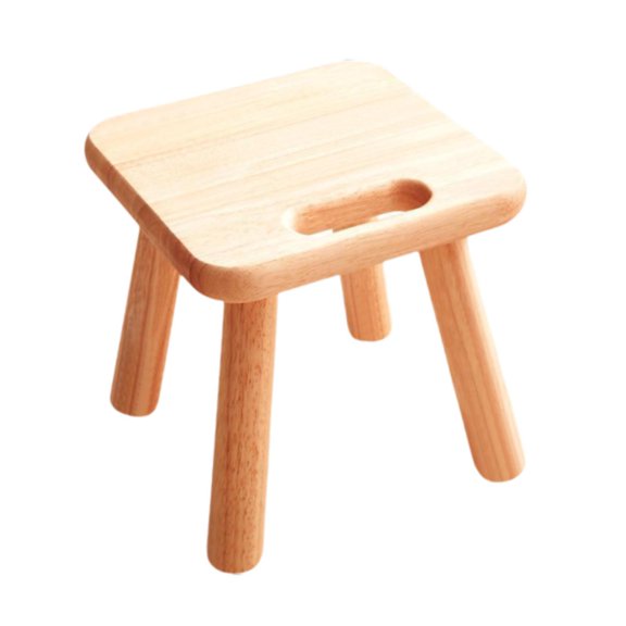 yotijay Wood Footstool Footrest Minimalism Stepstool Kids Seat Ottoman Ottoman Stool for
