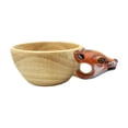 thumbnail image 1 of yotijay Wooden Camping Mug, Wooden Cup, Rustic Animal Shaped Tableware, Hand Carved Mug,, 1 of 9