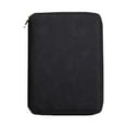 thumbnail image 1 of yotijay Zippered Notebook Meeting Folder 6Ring Binder Notebook for Travel Writers Black, 1 of 9