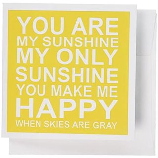 Melbourne Card You Are My Sunshine Melbourne Greeting Card 