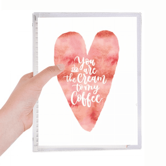 you are to my coffee quote notebook loose diary refillable journal statiry