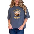thumbnail image 1 of All you need is love and a cat t-shirt, Cute cat lovers gift shirt, Funny cat mom tee for women, Cat dad t-shirt, Cat lady top, Denim Comfort Colors T-Shirt, Small, 1 of 1