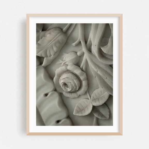 “…you’re a ghost and I can’t breathe…” 02 - Photography Floral Nature Botanical Vintage Art Deco Oak Framed Wall Art Print 5 x 7 inches