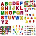 youtgaran 13/15/25/26Pcs Animal Alphabet PVC Whiteboard Stickers