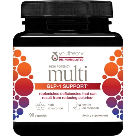 Youtheory Multi, GLP-1 Support, 90 Capsules