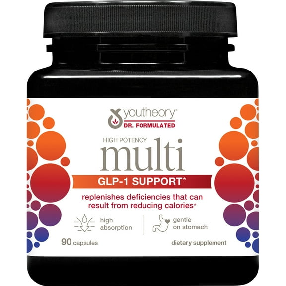 Youtheory Multi, GLP-1 Support, 90 Capsules
