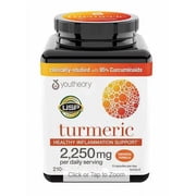 youtheory Turmeric Extra Strength Formula 2,250 mg., 210 Capsules